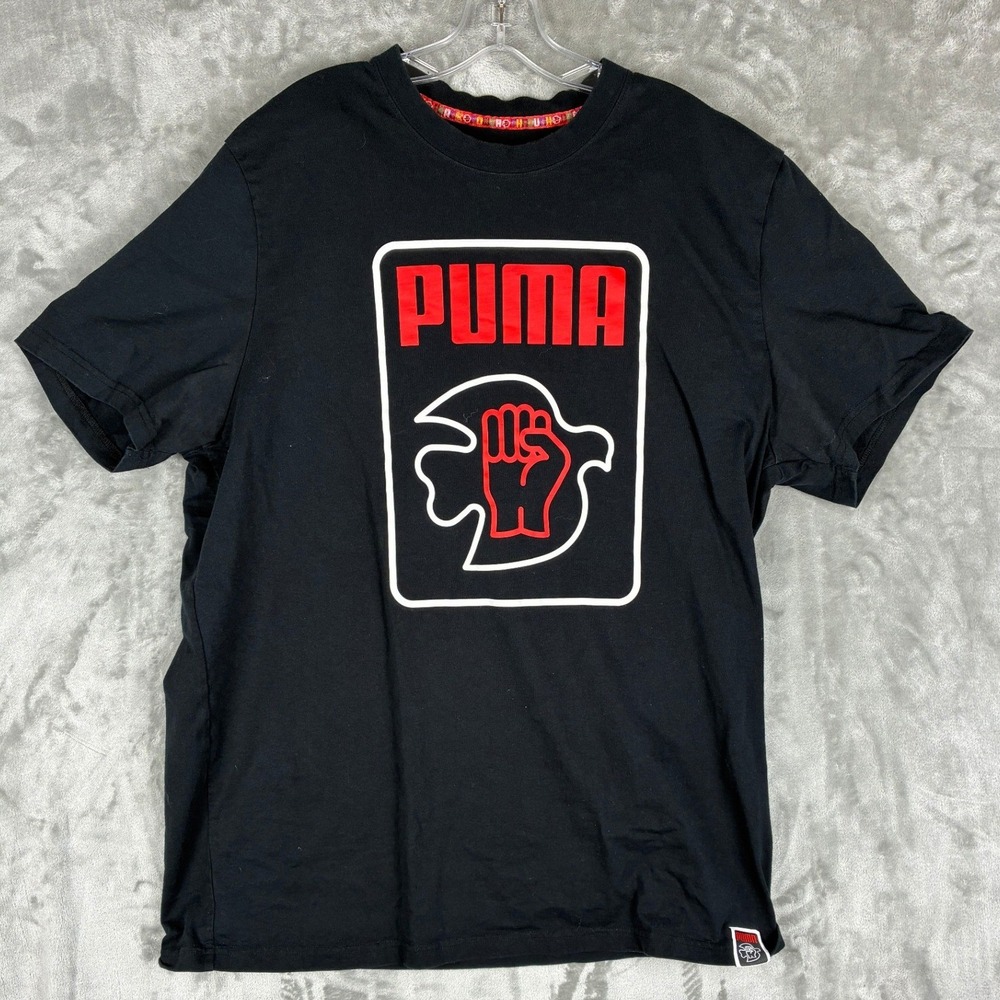 Puma Mens Suede 50th Anniversary Solidarity T-Shirt Black XXL 578453-01